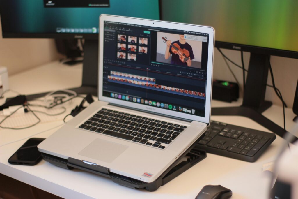 Laptop for content creators editing video — ideal for mobile creators