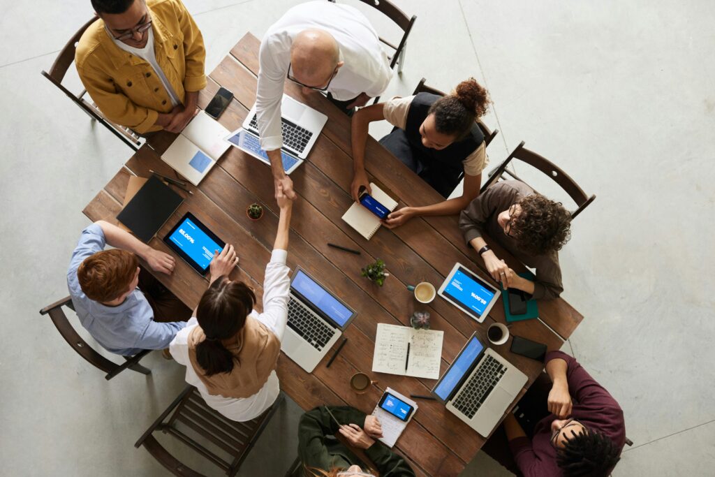 Top tech executives meeting to strategize their AI race 2025 roadmap